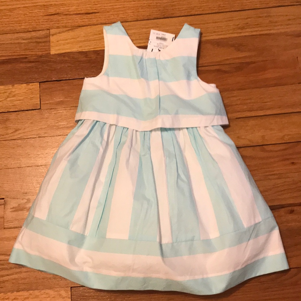 NWT Janie and Jack dress turquoise 18-24 mo